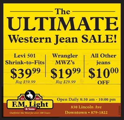 Ultimate Western Jean Sale