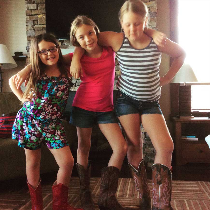 six new cowgirl boots