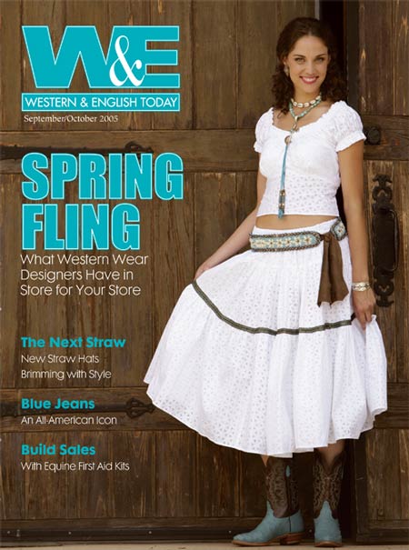 Western & English Today Magazine Cover - Article about F.M. Light and Sons, a Western Wear Store in Steamboat Springs, CO