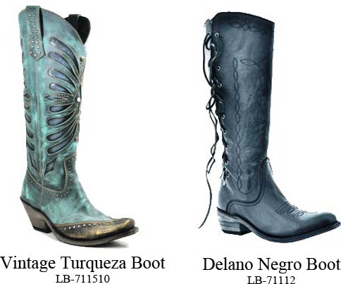 New Liberty Black Boot Styles - Turequeza and Delano Negro
