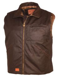 The Oilskin Sawbuck Vest from Outback Trading Company
