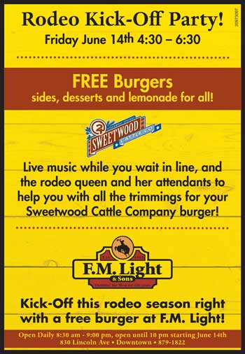 Free Event in Steamboat: Join F.M. Light for a Rodeo Kickoff Party