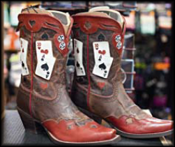 Cowboy Boots with Cards - Photo Credit, Kelly Lynch